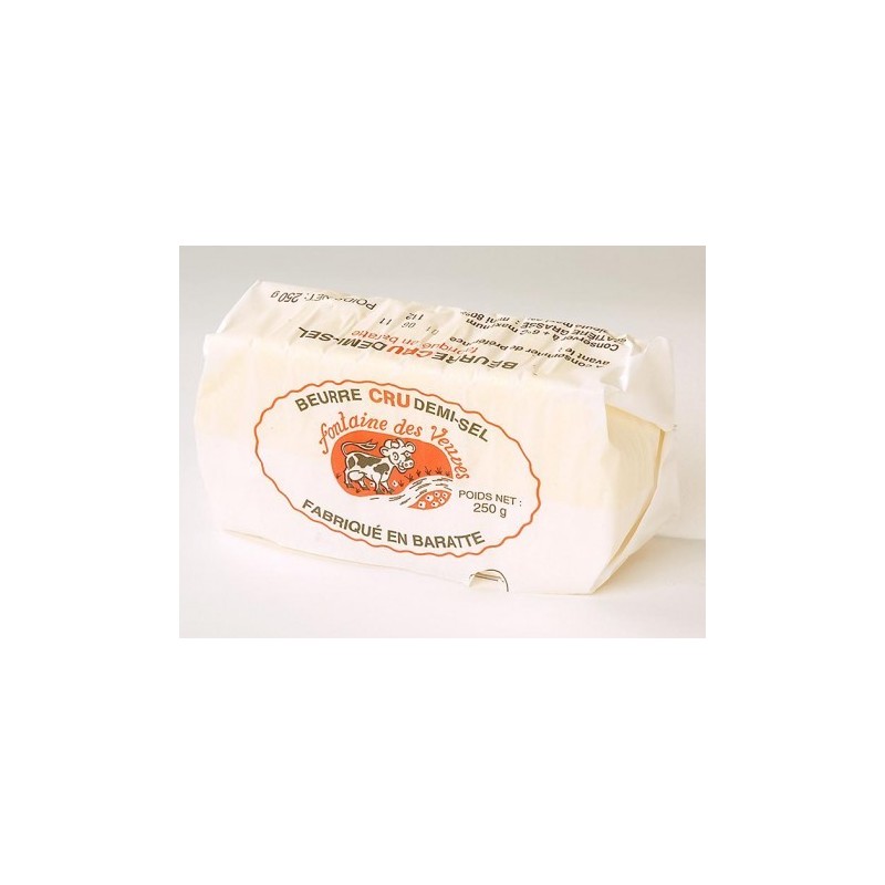 BEURRE BARATTE CRU DOUX