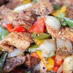 PORC MARINÉ BARBECUE PLANCHA