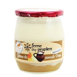 2 GÂTEAUX DE SEMOULE SUR POIRE