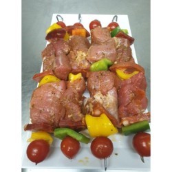 2 BROCHETTES DE MIGNON DE PORC CHORIZO