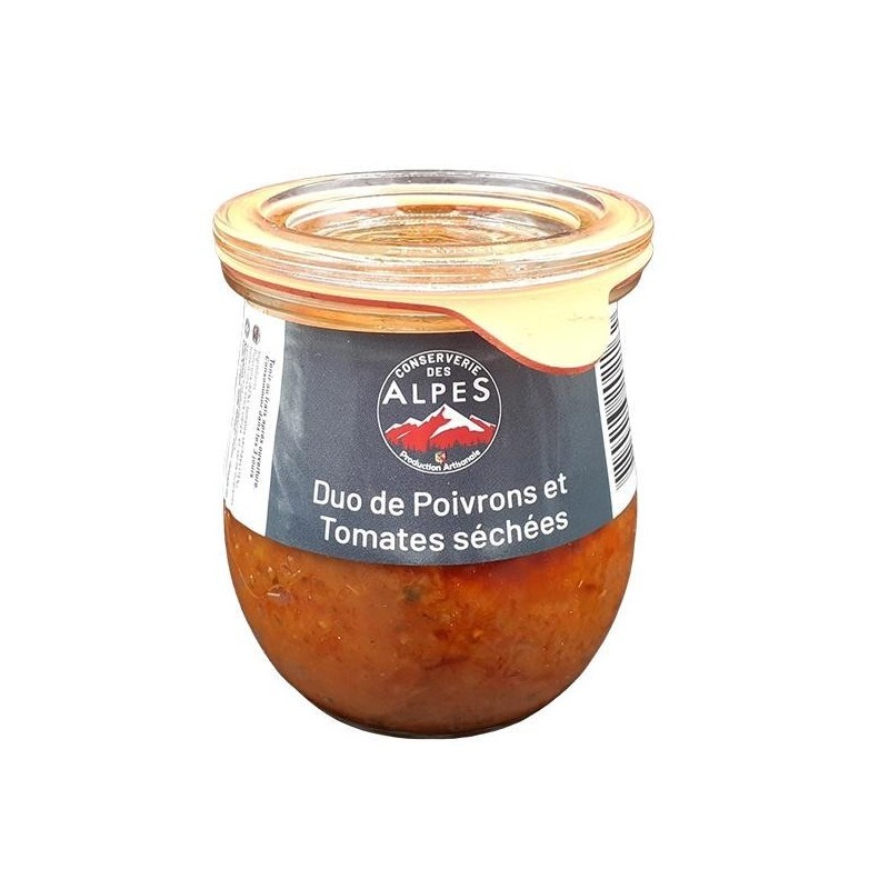 Tartinable duo de poivrons et tomates séchées