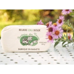BEURRE BARATTE CRU DEMI SEL