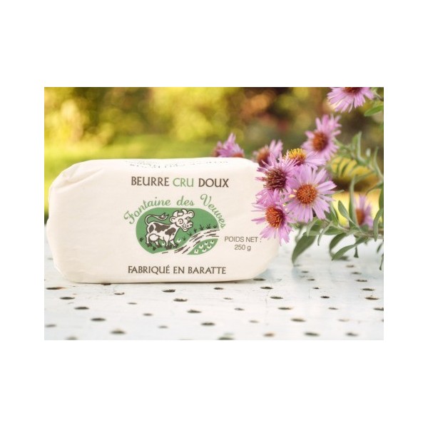 BEURRE BARATTE CRU DEMI SEL
