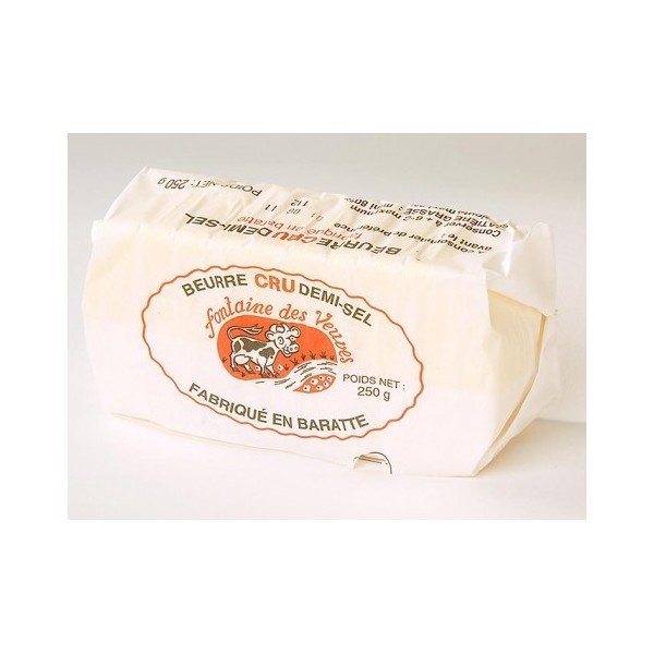 BEURRE BARATTE CRU DOUX