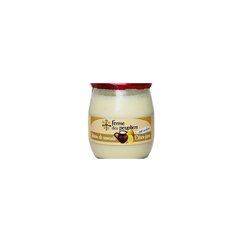 2 GÂTEAUX DE SEMOULE SUR LIT CITRON