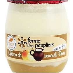 2 GÂTEAUX DE SEMOULE SUR POIRE